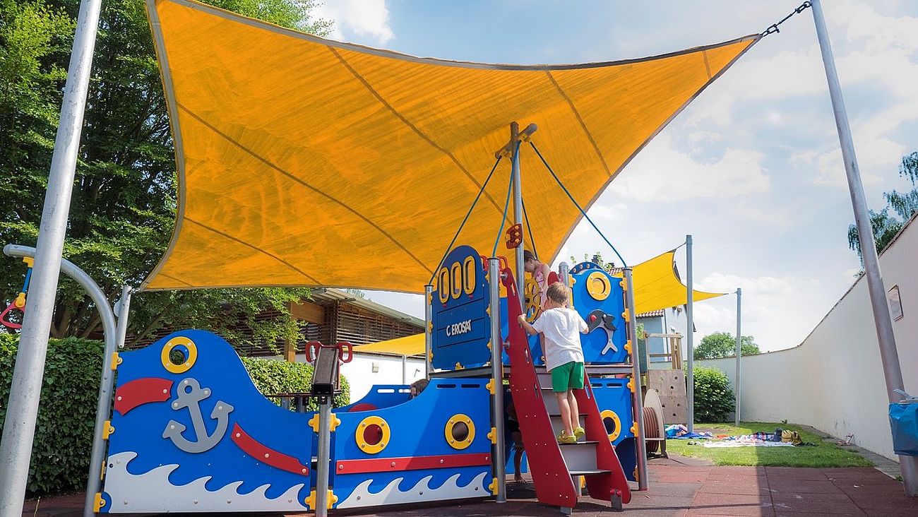 Kinderspielplatz im Egrensisbad in Waldsassen.