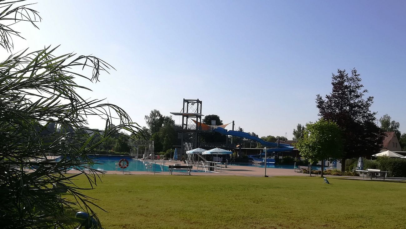 Wasserrutsche im Egrensisbad Waldsassen.